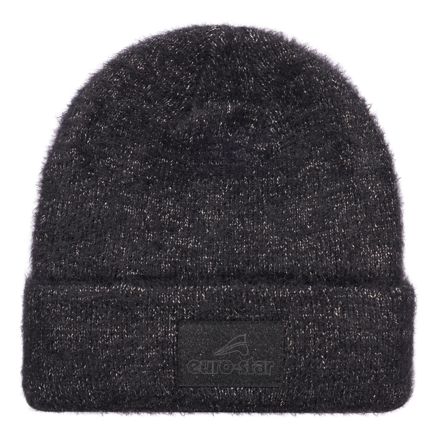 Beanie Randy in Black-Silver