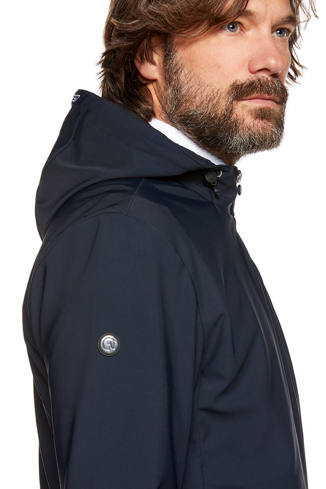 Jacke Herren Hoodie in navy