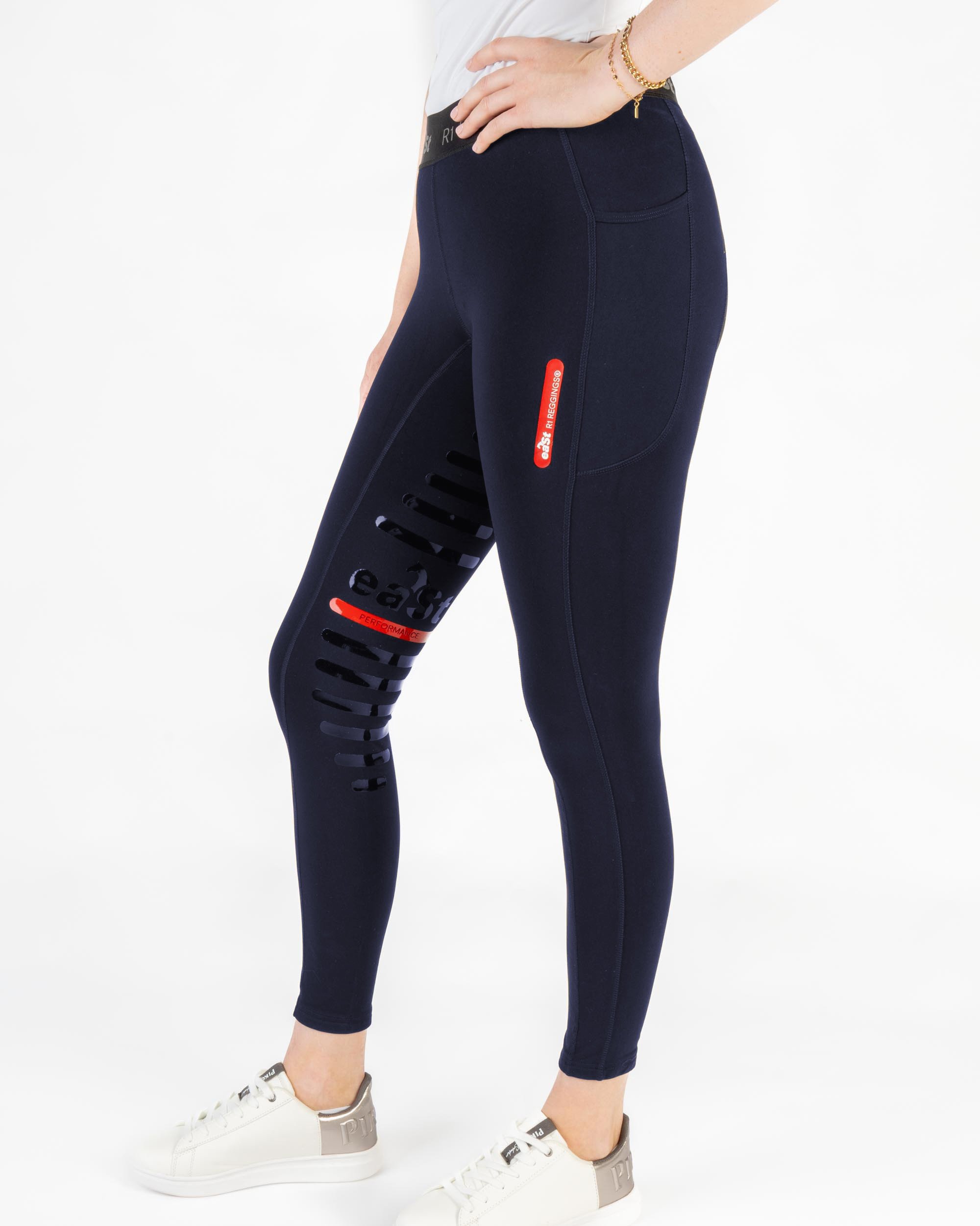 Reitleggings Damen Reggings® R1 mit Vollgrip