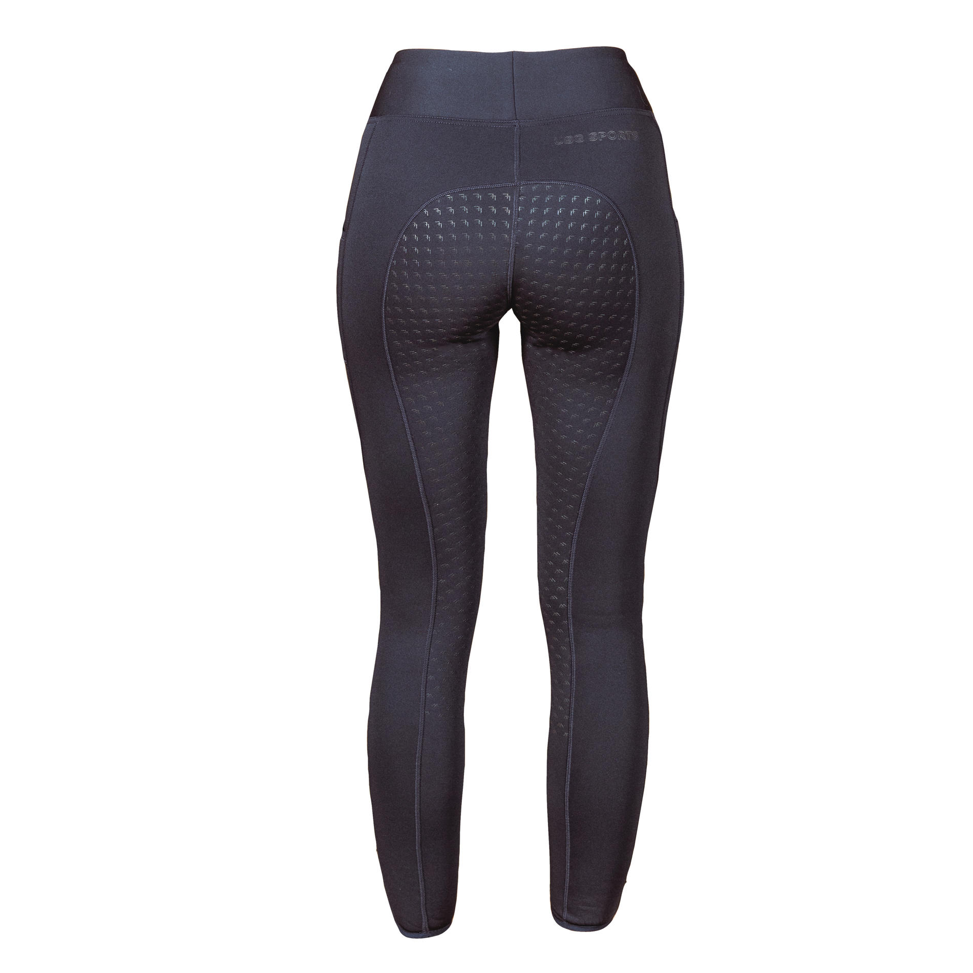 Winterreitleggings Damen Joeleen in schwarz