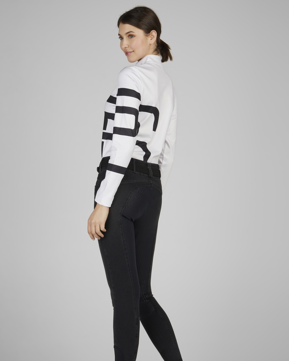 Zip-Shirt Damen Longsleeve Icon Sportswear