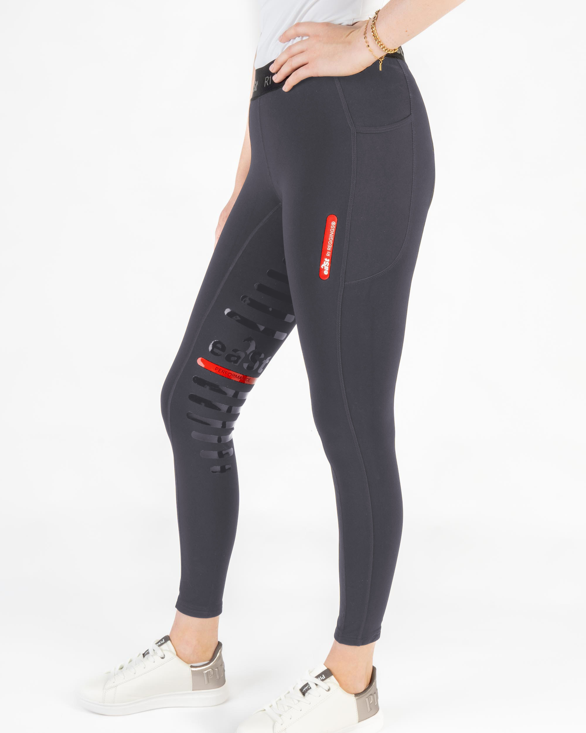 Reitleggings Damen Reggings® R1 mit Vollgrip