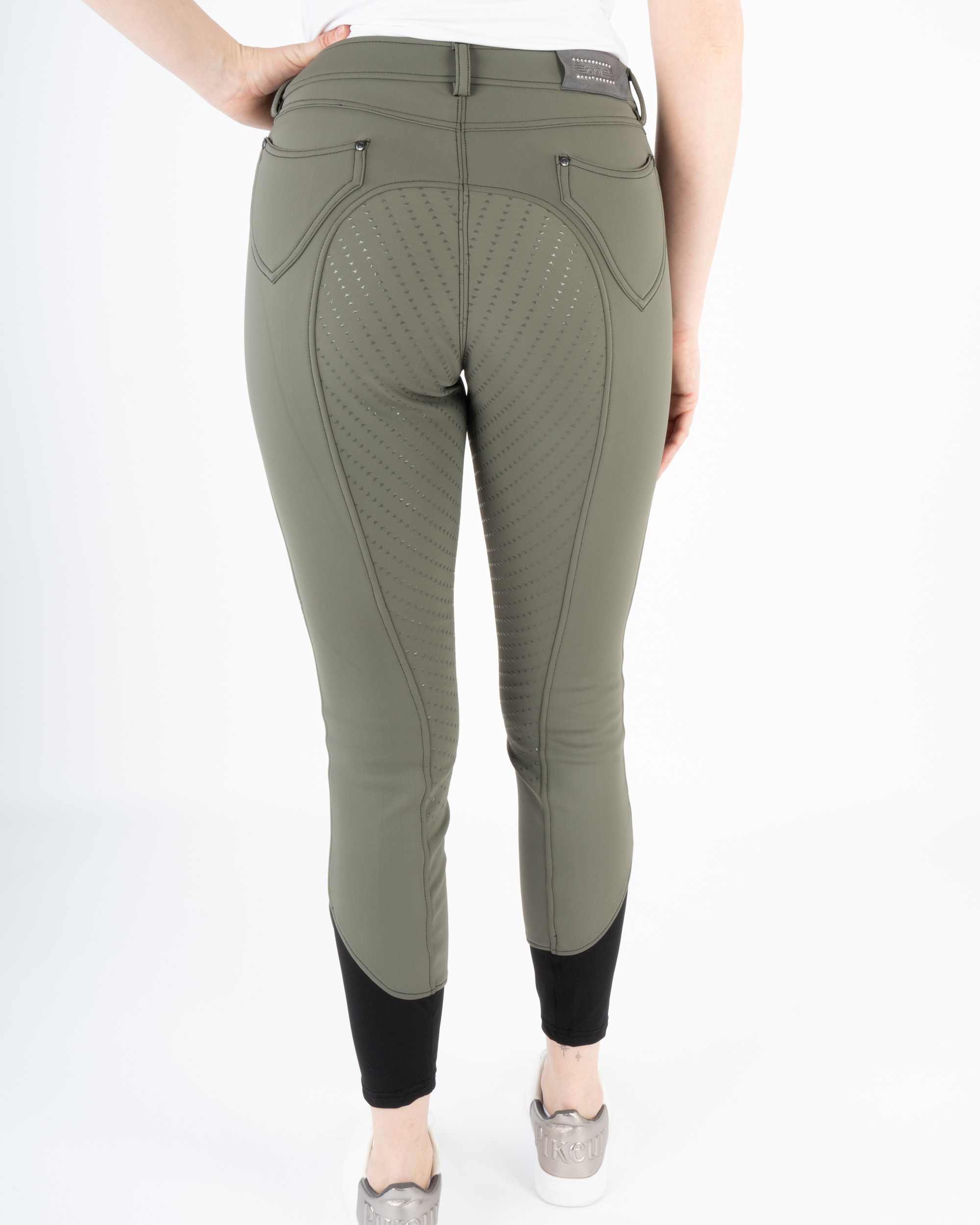 Reithose Damen La Xantippe Softshell Vollgrip