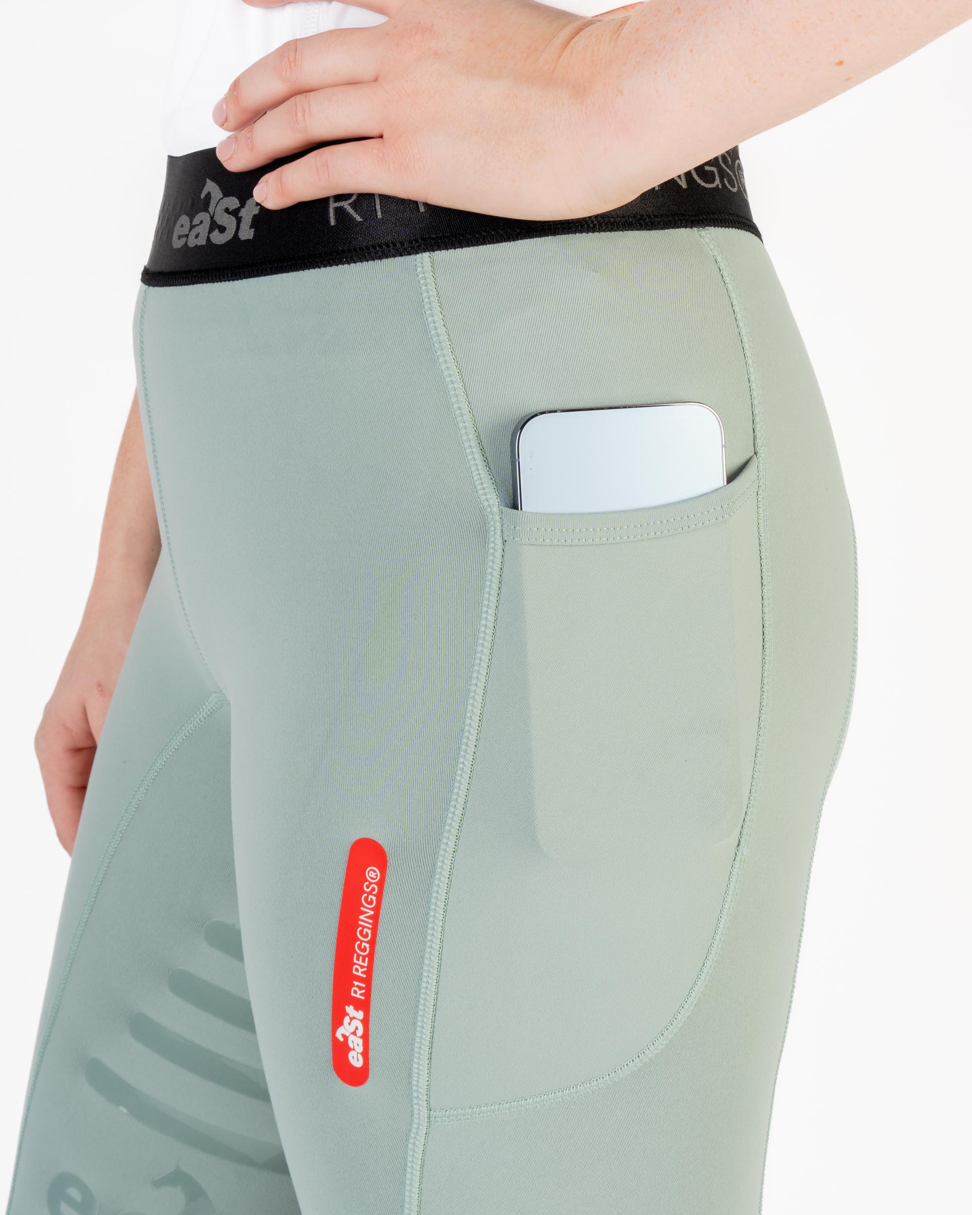 Reitleggings Damen Reggings® R1 mit Vollgrip