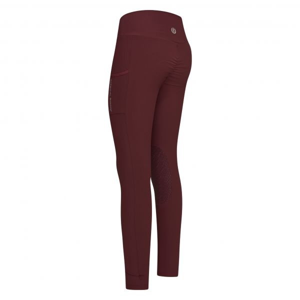 Reitleggins Damen Sofia Kniegrip in dark flower