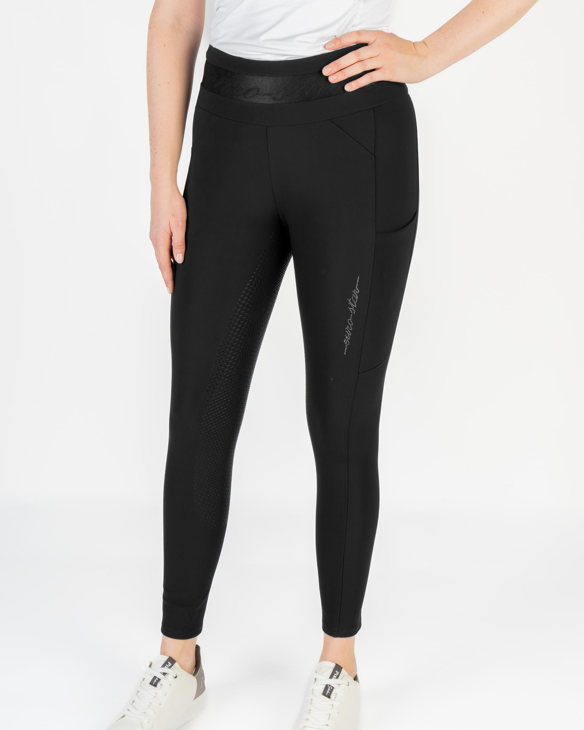 Reitleggings Damen Impress Vollgrip