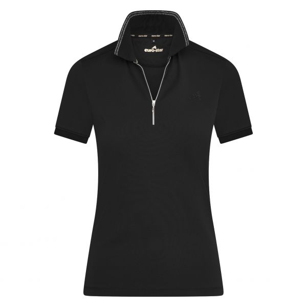 Poloshirt Damen half zip Gina