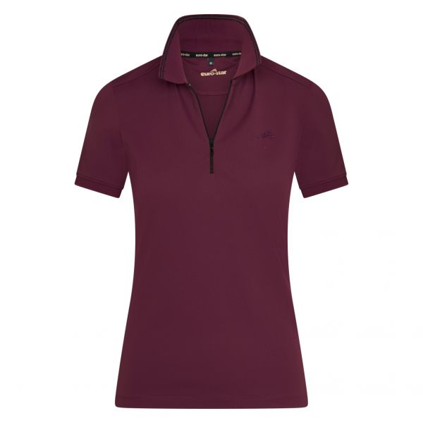 Poloshirt Damen half zip Gina