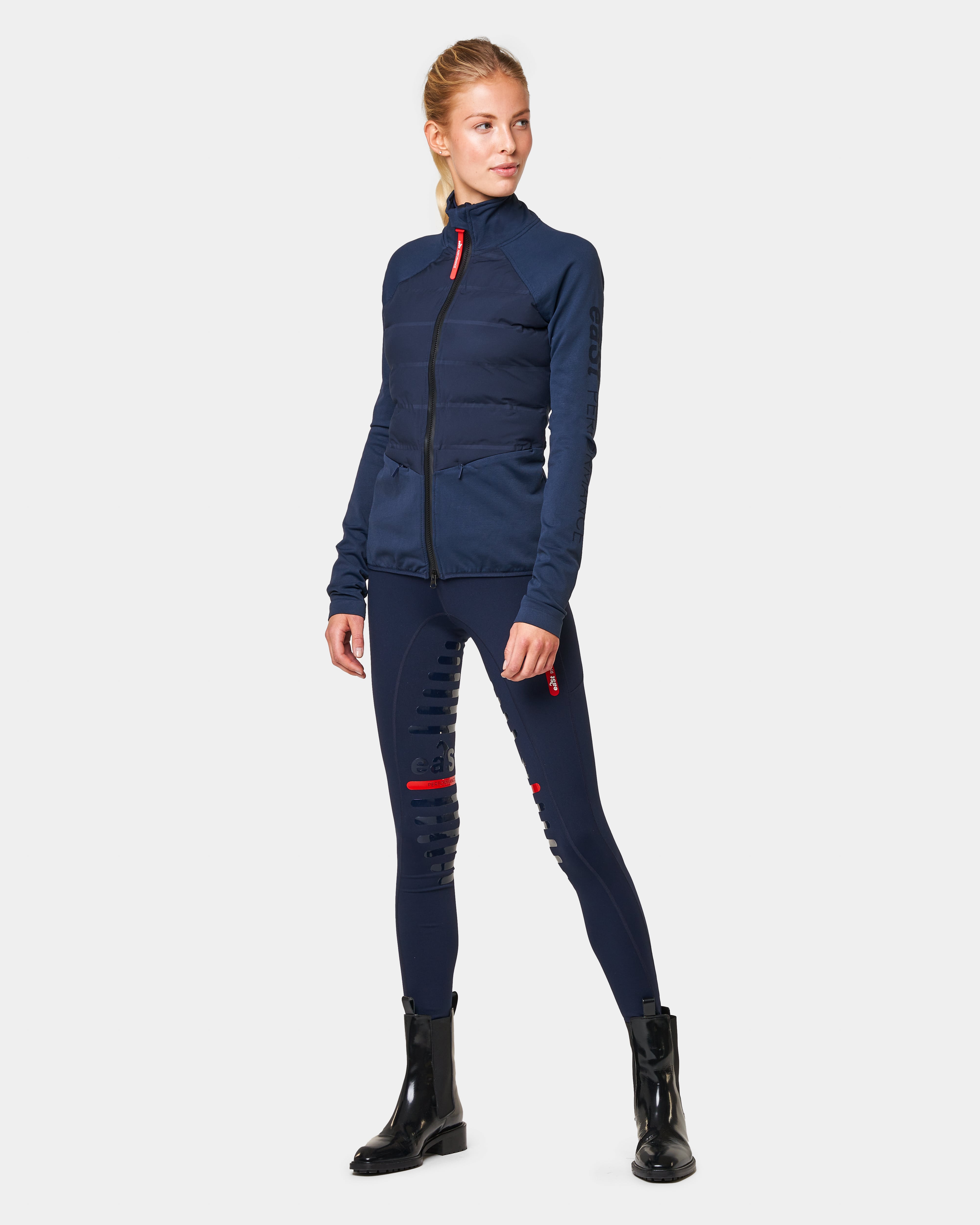 Reitjacke Damen Hybrid Jersey