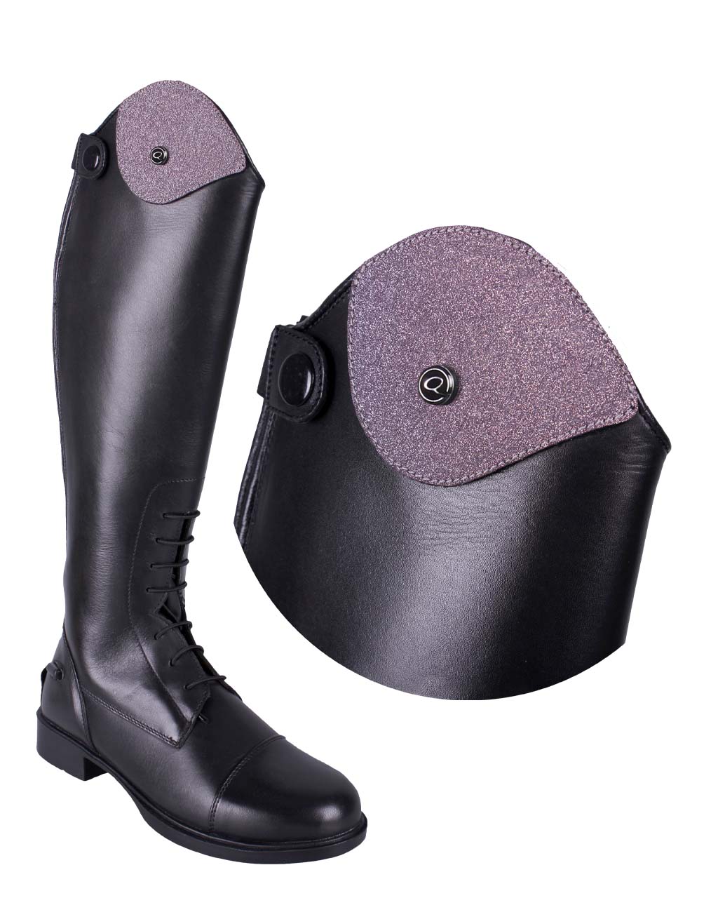 Austauschbares Oberteil für Reitstiefel Romy Glitter