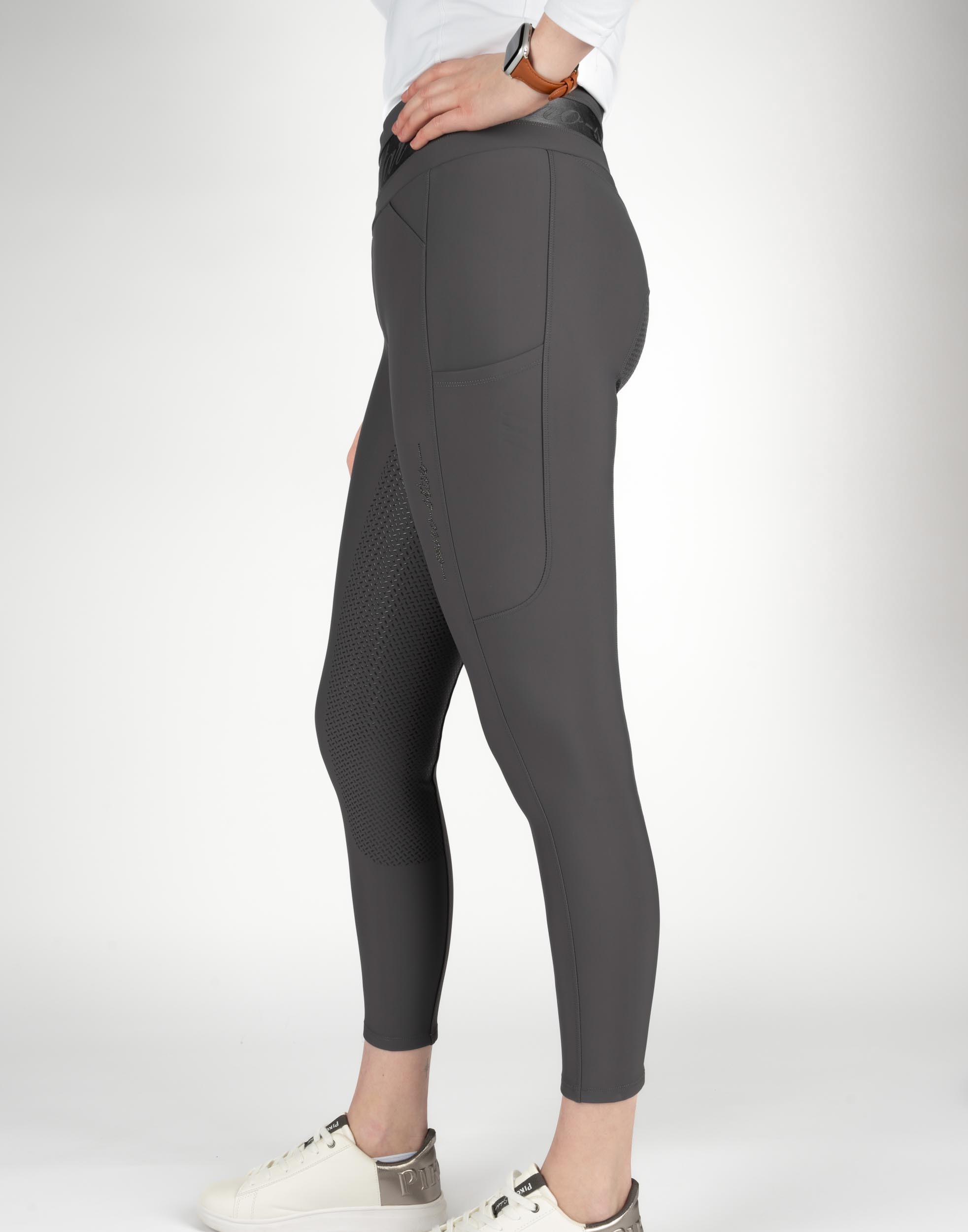 Reitleggings Damen Impress Vollgrip