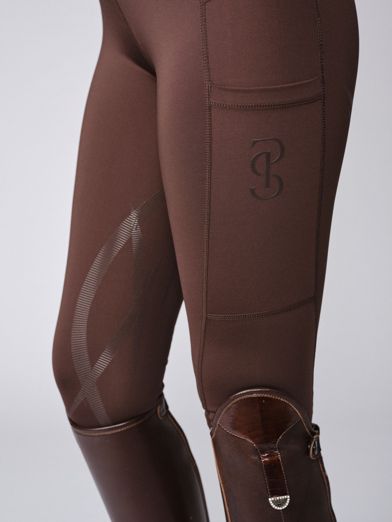 Reitleggings Damen Jocelyn Kniegrip