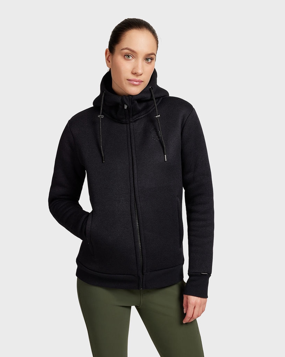 Sweatshirt Damen Fouzia in schwarz