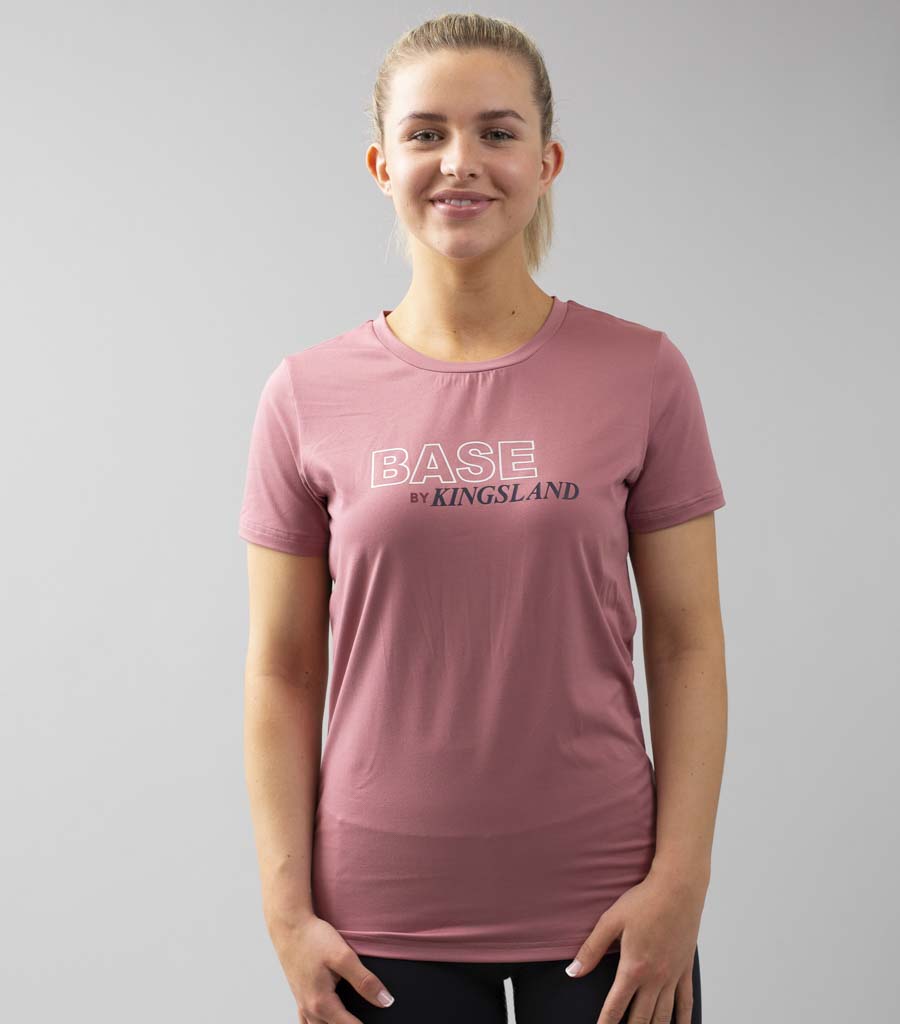 T-Shirt Damen KLolanna Base in Pink Mesa Rose
