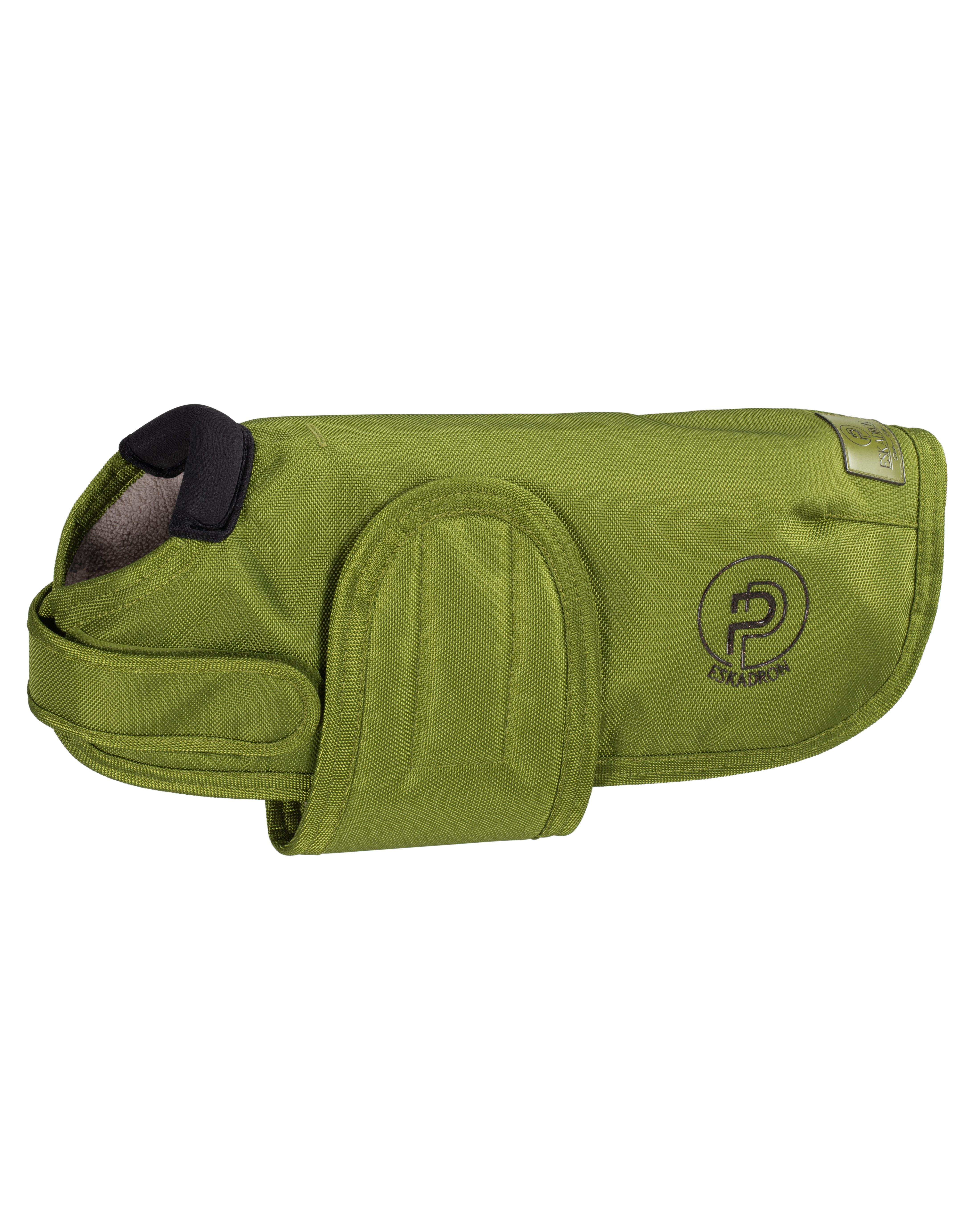 Hundemantel Teddyfleece Platinum in moss green