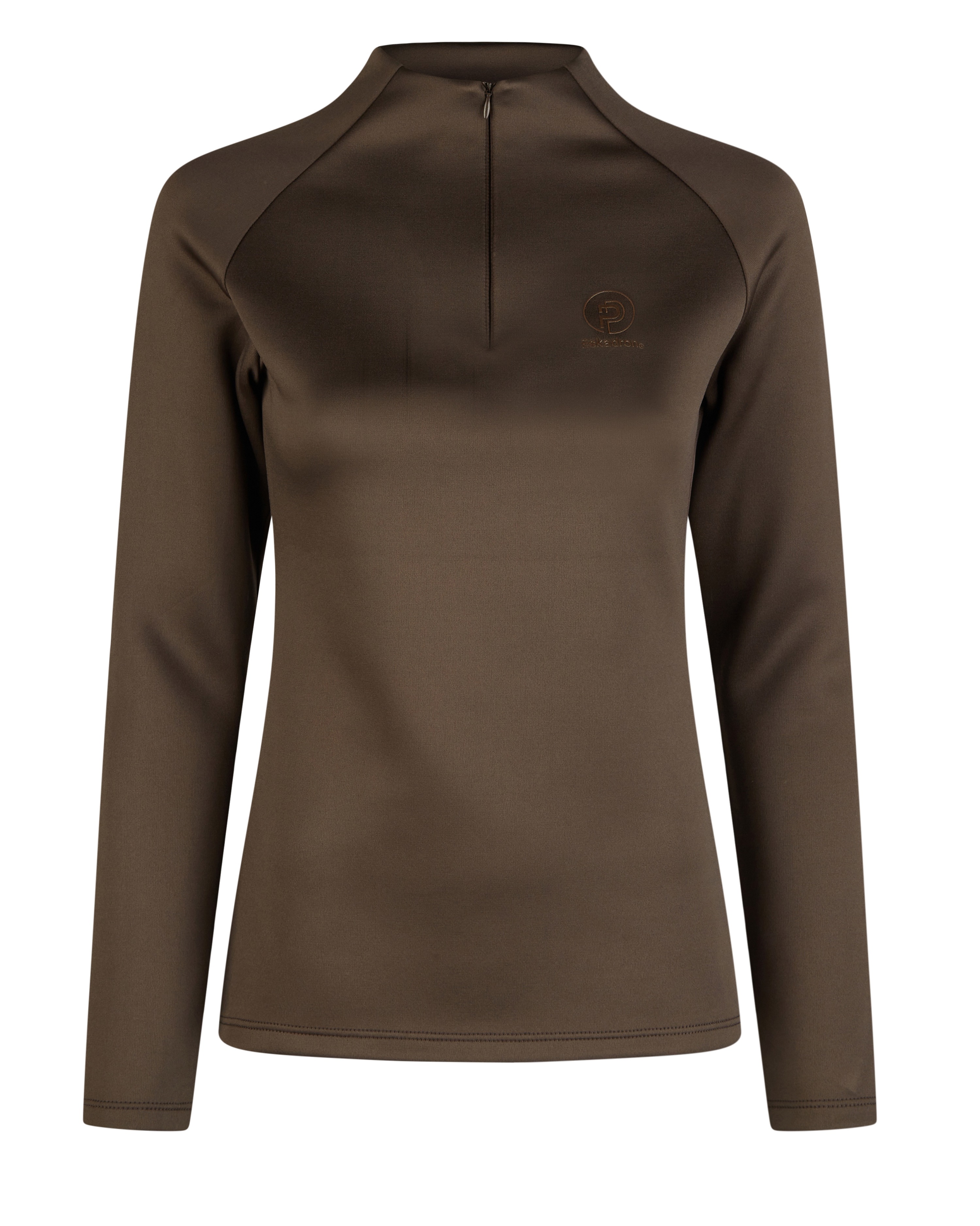 Funktionsshirt Damen Half Zip Platinum